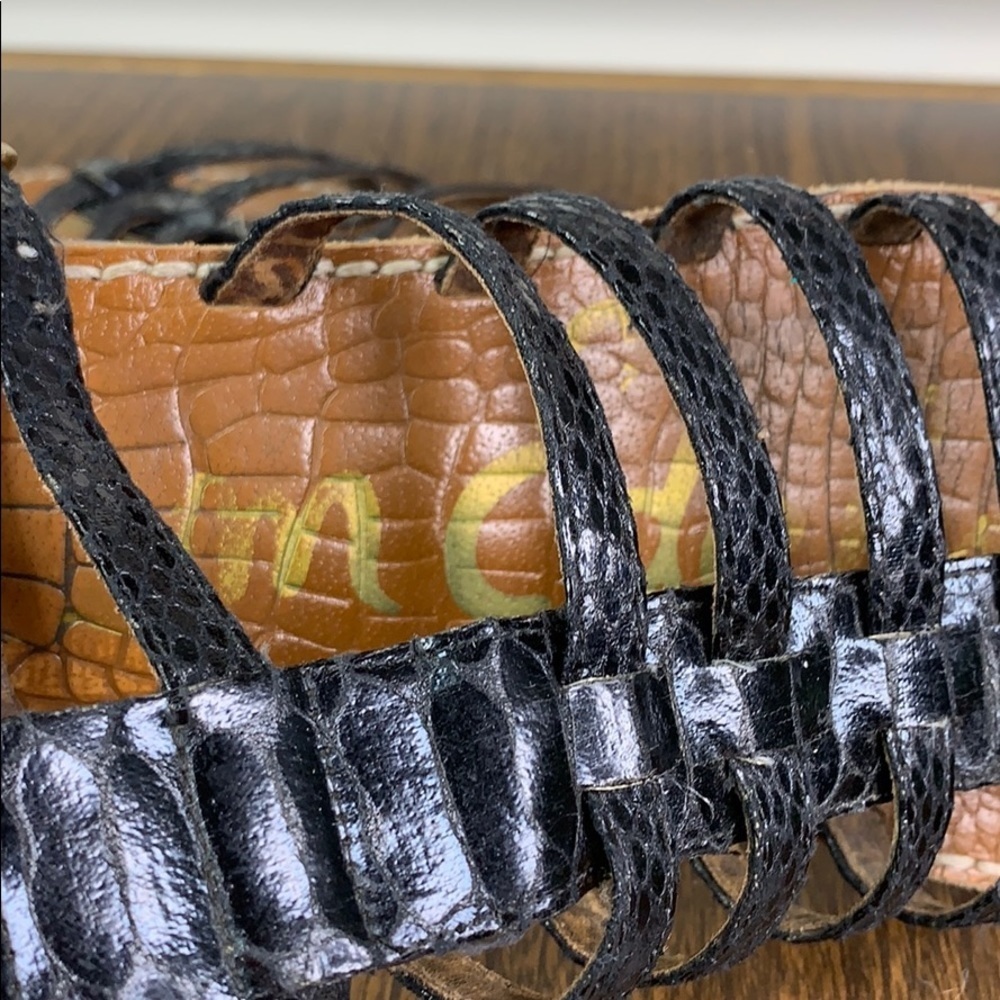 Sam Edelman Black Gladiator Sandals - Picture 4 of 5